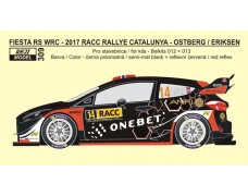 Decal – Ford Fiesta RS WRC 2017 - RACC rallye Catalunya 2017 – Ostberg / Eriksen